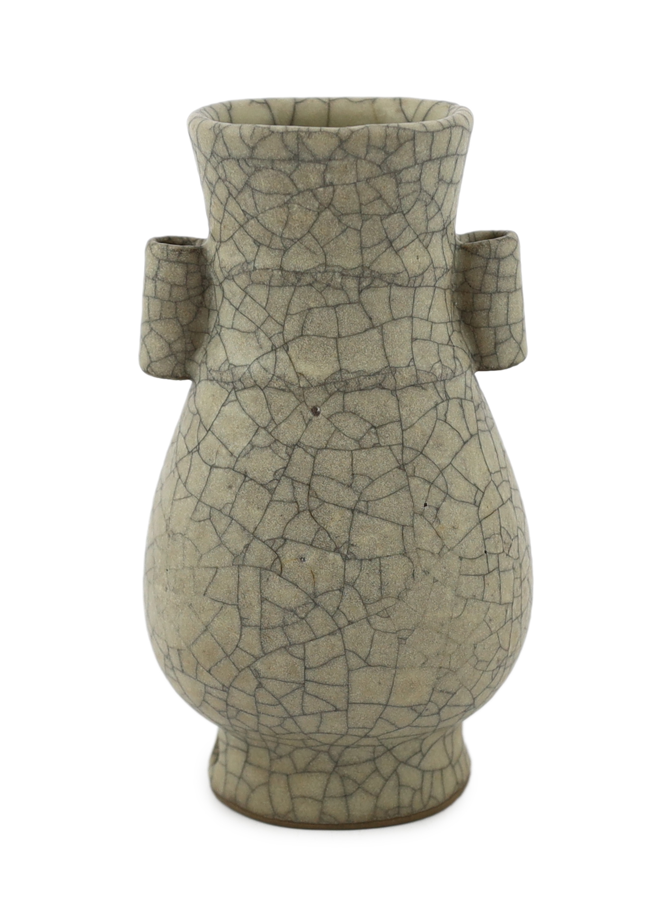 A Chinese Ge ware ‘arrow’ vase, hu